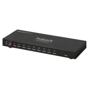 In-Akustik HDMI-jagaja Premium High Speed 1.4, HDMI Splitter 1 -> 8