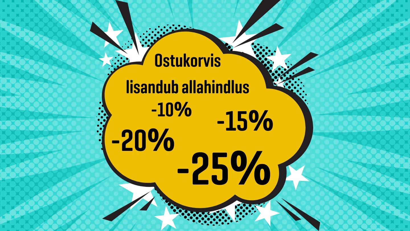 Ostukorvis lisandub allahindlus- EE